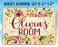 Personalized - My Room - Metal Sign