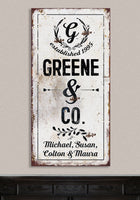 Personalized - Name & Co - Canvas