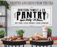 Personalized - Pantry - Canvas