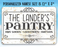 Personalized - Pantry - Metal Sign