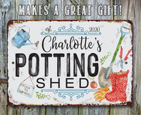 Personalized - Potting Shed - Metal Sign