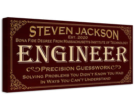 Personalized - Professional Engineer - Canvas