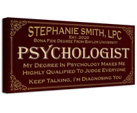 Personalized - Professional Psychologist - Canvas