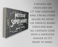 Personalized - Super Market - Canvas