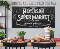 Personalized - Super Market - Canvas