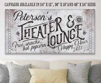 Personalized - Theater & Lounge - Canvas
