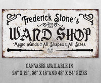 Personalized - Wand Shop - Canvas