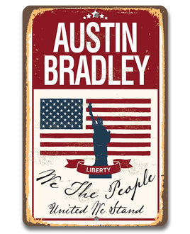 Personalized - We The People - Metal Sign