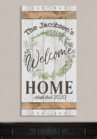 Personalized - Welcome - Canvas
