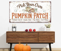 Pick Your Own Pumpkin - Canvas