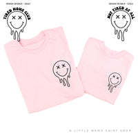 Tired Moms Club / Not Tired At All - (w/ Melty X) - Set of 2 Matching Shirts