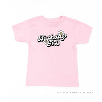 DAISY - BIRTHDAY GIRL - w/ Full Daisy on Back - Child Tee