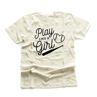 Play Like A Girl - Unisex STAR Tee