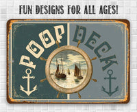 Poop Deck - Metal Sign