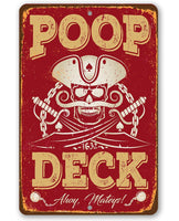 Poop Deck - Metal Sign