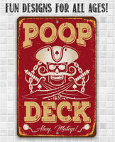 Poop Deck - Metal Sign