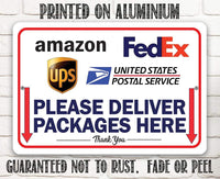 Postal Sign - Metal Sign
