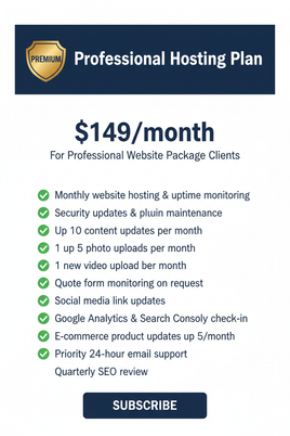 Professional Website Hosting
