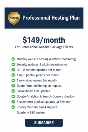 Professional Website Hosting