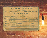 Prohibition Whiskey Prescription - Metal Sign