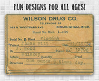Prohibition Whiskey Prescription - Metal Sign