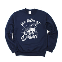 We Ride at Dawn - (Choose Your Mower) - Basic Fleece