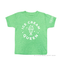 Ice Cream Queen - (Full Size) - Ice Cream Sleeve Detail - Child Tee
