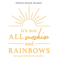 Embroidered/Printed PIGMENT Crewneck (pf&b) - Sunshine / It's Not All Sunshine And Rainbows