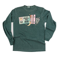 Late Night Readers Club - Long Sleeve Comfort Colors Tee