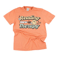 Reading is Therapy - Comfort Colors Tee