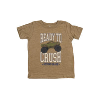 Ready To Crush (Choose Your Grade) - Coyote Brown Child Tee