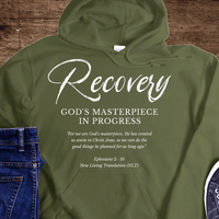 Recovery Hoodie | Inspiring Sobriety |  Recovery, God's Masterpiece