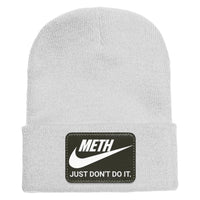 Recovery Knit Beanie | Inspiring Sobriety |  Meth Just Don't Do It