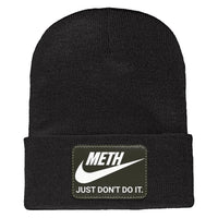 Recovery Knit Beanie | Inspiring Sobriety |  Meth Just Don't Do It