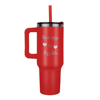 Recovery SS Tumbler | Inspiring Sobriety | Recovery Is Possible