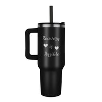 Recovery SS Tumbler | Inspiring Sobriety | Recovery Is Possible