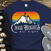 Recovery T-Shirt | Inspiring Sobriety | Chase Heights, Not Highs