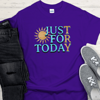 Recovery T-Shirt | Inspiring Sobriety |  Just For Today "TRY"