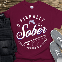 Recovery T-Shirt | Inspiring Sobriety |  O'Fishally Sober
