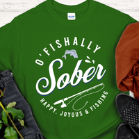 Recovery T-Shirt | Inspiring Sobriety |  O'Fishally Sober