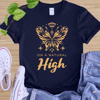 Recovery T-Shirt | Inspiring Sobriety | On a Natural High Butterfly