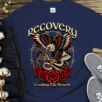 Recovery T-Shirt | Inspiring Sobriety |  Recovery - Crushing The Serpent