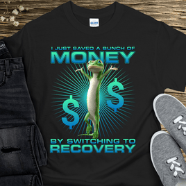 Recovery T-Shirt | Inspiring Sobriety |  Recovery Gecko