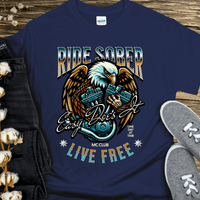 Recovery T-Shirt | Inspiring Sobriety |  Ride Sober, Live Free