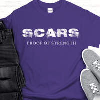 Recovery T-Shirt | Inspiring Sobriety |  Scars - Proof of Strength