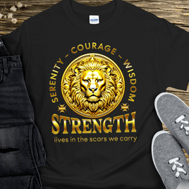 Recovery T-Shirt | Inspiring Sobriety |  Strength Lives In The Scars We Carry