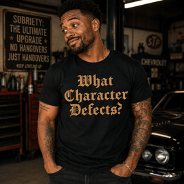 Recovery T-Shirt | Inspiring Sobriety |  What Character Defects?