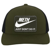 Recovery Trucker Snapback Hat | Inspiring Sobriety |  Meth Just Don't Do It