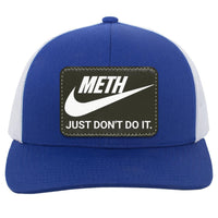 Recovery Trucker Snapback Hat | Inspiring Sobriety |  Meth Just Don't Do It