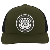 Recovery Trucker Snapback Hat | Inspiring Sobriety |  Rule 62
